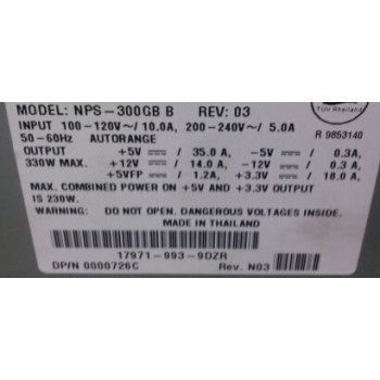 Power supply for DELL PowerEdge 2400 PE2400 NPS-300GB,0000726C well tested working 