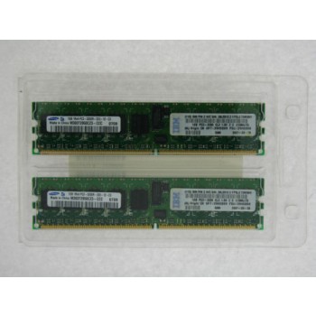 Server memory ram 39M5809 39M5808 2GB(2x1GB) DDR2 ECC REG400 PC2-3200R DIMM Kit, for X225 X226 X236 X336 X345 X346