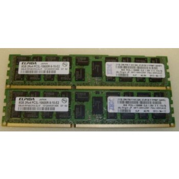 49Y1397 49Y1415 47J0136 8GB 2Rx4 DDR3 ECC REG 1333MHz PC3L-10600R Server Memory Ram Kit, for x3200M3 x3500M3 x3550M3 x3650M3