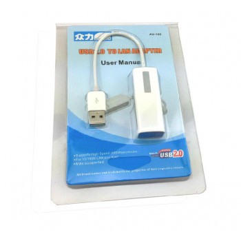 USB to LAN Network Adapter Ethernet USB 2.0 wireless Adapter For Laptop PC MAC OS Support - High Quality