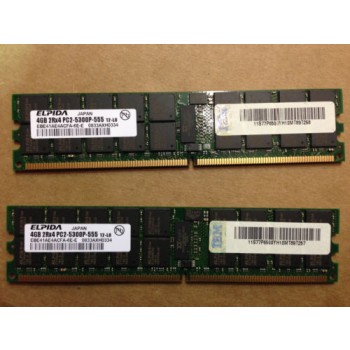 server memory 77P6500 4GB 2RX4 PC2-5300P DDR2 ECC REG 667 Moudle RAM kit for pSeries P6,P550