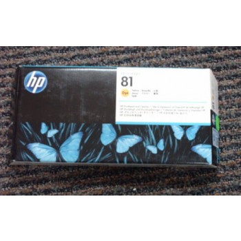 Yellow Printhead 81 C4953A with best price For Designjet 5000 5500 Printer head well tested working