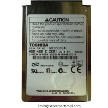 20G 50pin MK2006GAL FOR FUJITSU Elitebook U1010 p1610 p7230 Notebook Hard Drive