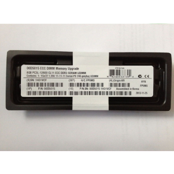 Original 00D5015 8GB PC3-12800 DDR3-1600 2Rx8 1.35v ECC UDIMM, in stock, new retail , 1 year warranty.