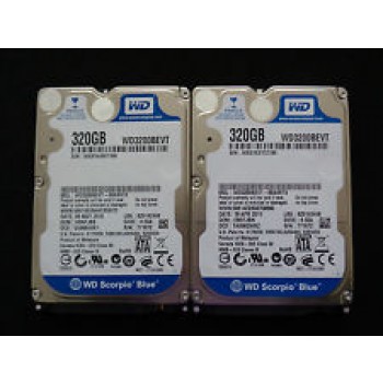 NEW Western Digital Scorpio Blue WD3200BEVT 320GB 5400RPM SATA Laptop Hard Drive