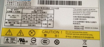 Power supply for 49Y7260 X3100M3 430W well tested working 