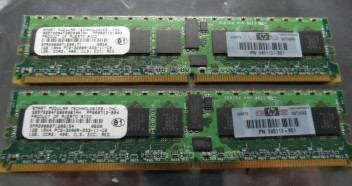 343056-B21 345113-051 2GB (2x1GB) DDR2 ECC REG400 PC2-3200R Server memory ram kit, for DL370G4 DL380G3 DL380G4 DL570G3 DL580G3
