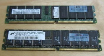 Server memory 395409-B21 331564-051 8GB (2x4GB) PC2700 DDR 333MHz ECC REG for BL25p/BL35p/BL45p/DL385/DL585