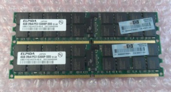 405477-061 408854-B21 8GB(2x4G) DDR2 REG ECC 667 PC2-5300P server memory ram kit, for ML150G5/DL180G5