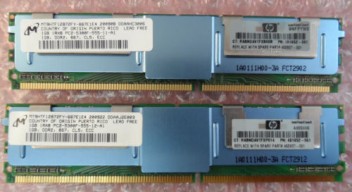 Server memory ram 461826-B21 398706-051 2GB (2x1GB) DDR2 FBD667 LP PC2-5300F kit for DL360G5 DL380G5