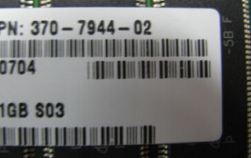 Memory for SUN 370-7944 X2100 U20 1GB,PC3200U,ECC HYS72D128320HU-5-B well tested working 