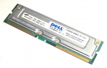 Samsung PC-800 256 MB RIMM 800 MHz RDRAM (Rambus DRAM) Memory (MR18R1628AF0-CK8)