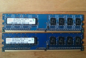2GB(2x1GB) 6400 DRR2 DIMM HYNIX MEMORY MODULE STICKS 1 2 4 GB DELL