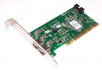 Dell Y9457 PCI 2-Port FireWire IEEE-1394 Card - AFW-2100 - Standard Bracket