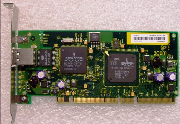 3Com 3C996-T 10/100/1000 PCI-X 1 x RJ45 Server Network Card Refurbished well tested working