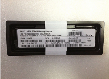 Original 0A65729 4GB PC3-12800 DDR3-1600 UDIMM Memory. in stock.