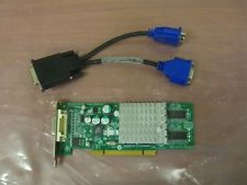 HP Nvidia NVS280 64MB PCI Video Card Option Kit DY599A Refurbished well tested working