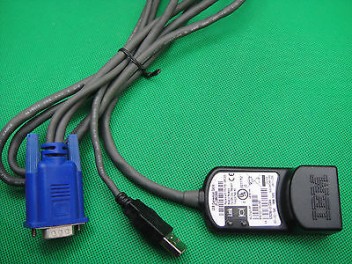 Original USB KVM Conversion Cable Cat5 39M2899 39M2909 39M2895 43V6147 forIBM kvm 