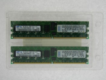 Server memory ram 39M5809 39M5808 2GB(2x1GB) DDR2 ECC REG400 PC2-3200R DIMM Kit, for X225 X226 X236 X336 X345 X346