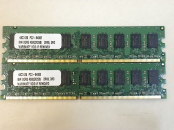 6C7429 46C7427 43X5063 4GB(2x2GB) DDR2 ECC PC2-6400 800MHz UDIMM Server Memory Ram, for x3350 x3250M2 x3200M2