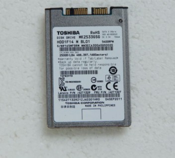 HDD MK2533GSG 250GB 1.8 inch 5400RPM Micro Sata Disk Drive