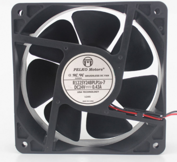  For PELKO MOTORS R1225Y24BPLP1S-7 24V 0.43A 120*120*25mm cooling fan