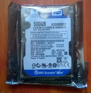 Western Digital Blue 500GB 2.5" 5400RPM SATA II HDD WD5000BEVT Laptop Hard Drive