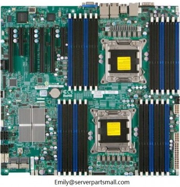 X9DR3-LN4F+ Server Motherboard LGA2011 C606 Chipset 4*SATA2 2*SATA3