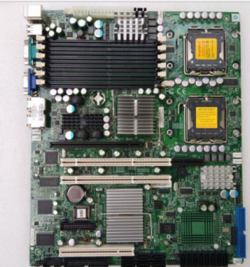 Working X7DVL-3 for dual 771 server motherboard 5000V chipset supports SAS Well Tested