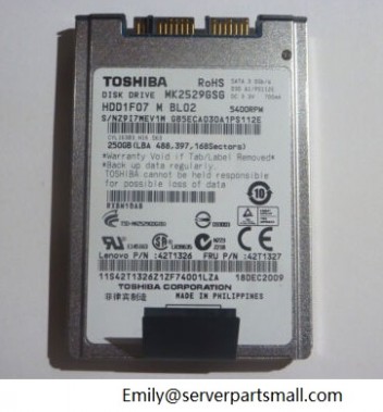 EW 250GB HDD 1.8" MicroSATA MK2529GSG FOR HP 2740p 2730p 2530p 2540p IBM x300 x301 T400 REPLACE MK2533GSG MK1629GSG MK1633GSG