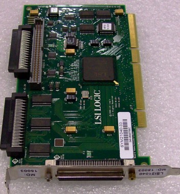 LSI LSI21040 PCI-X Dual-Channel Ultra160 SCSI Host Adapter  Refurbished well tested working