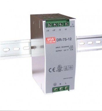 DR-75-24 for  CE approved DIN rail style power supply refurbished