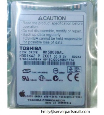 1.8" 30GB MK3008GAL 4200RPM 2M CE/ZIF/PATA Hard Disk Drive FOR LAPTOP IPOD VIDEO replace HS030GB