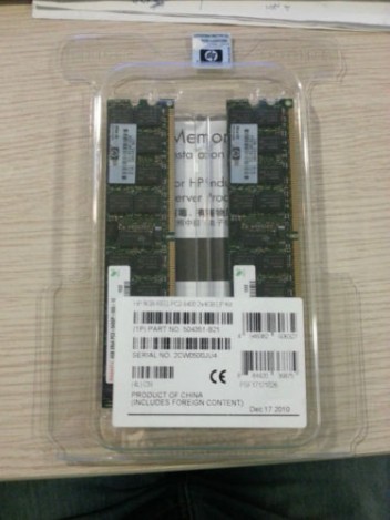 Server memory 504351-B21 504465-061 8GB (2x4GB) DDR2 REG 800 PC2-6400R RAM for ML150G5/DL180G5