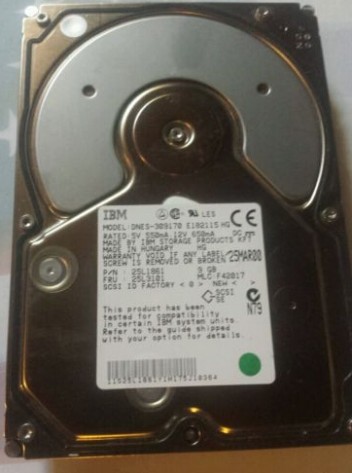 Hard Drive for IBM 25L1861 25L3101 03N3873 9GB 7.2K SCSI well tested working