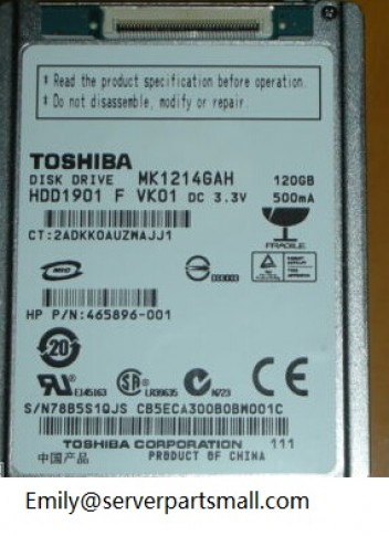 NEW 1.8" CE/ZIF 120GB MK1214GAH FOR DELL D420 D430 HP 2510P 2710P SONY TZ13 TZ33 Latpop HDD REPLACE MK1011GAH MK8009GAH