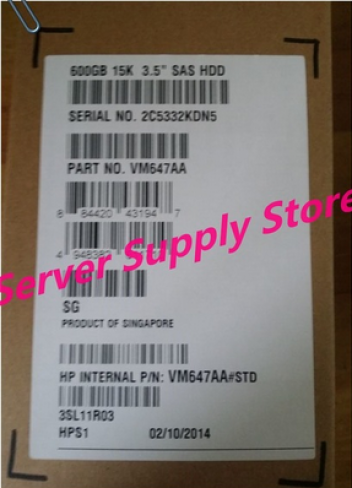 VM647AA 587483-001 581314-001 623391-001 600GB 3.5" 15K SAS WORK STATION HARD DRIVE, in stock.Well teated