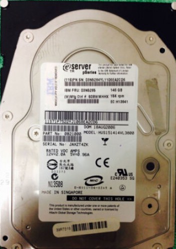 Hard Drive for IBM 03N5284 146GB 15K SCSI well tested working