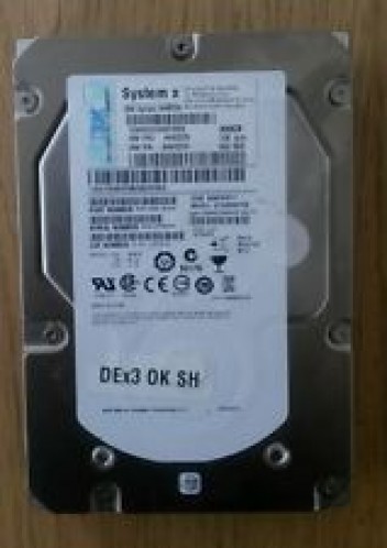 IBM 3.5" 300GB 15K RPM 6GB SAS HDD HARD DISK HARD DRIVE 44W2234 44W2235