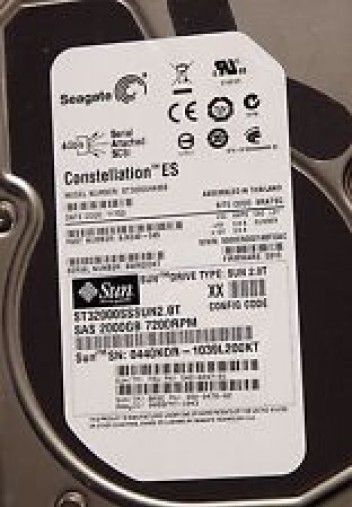 Seagate Constellation ES ST32000444SS 2 TB 7200RPM SAS 3.5" Internal Hard Drive